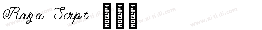 Raisa Script字体转换